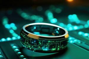 AI Generated Cyberspace technology information network system design business modern communication photo