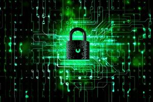 AI Generated Hacker safe technology password safety binary internet communication computer code photo