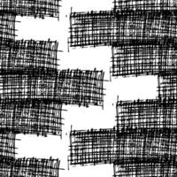 Seamless pattern with black pencil brushstrokes vector