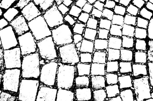 Rustic cracked vector texture with many cracks and scratches. Abstract background. Broken and damaged surface.