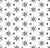 Black and white seamless abstract pattern. Background and backdrop. Grayscale ornamental design. Mosaic ornaments. Vector graphic illustration.