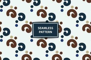 vintage seamless pattern background with abstract ornament vector