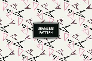 abstract seamless pattern background with pink, black adn wihte color vector