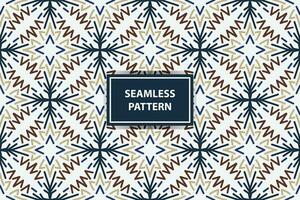 vintage seamless pattern background with abstract ornament vector