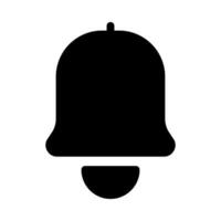 Bell icon for notification and reminder vector