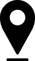 Location icon for map and navigation vector