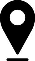 Location icon for map and navigation vector