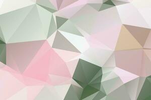 Low Poly Background Poster Banner Design vector