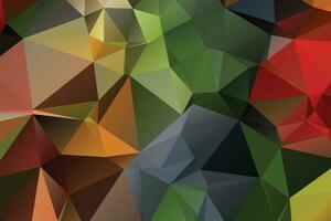 Low Poly Background Poster Banner Design vector