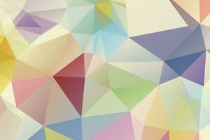 Low Poly Background Poster Banner Design vector