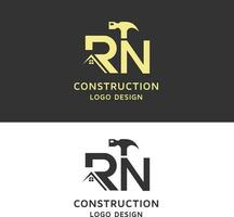 construcción logo diseño vector