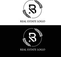 diseño de logotipo inmobiliario vector