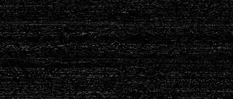 Dark noise effect. Vhs glitch, damaged signal and distorted retro TV texture. Black and white monitor problem vector background photo