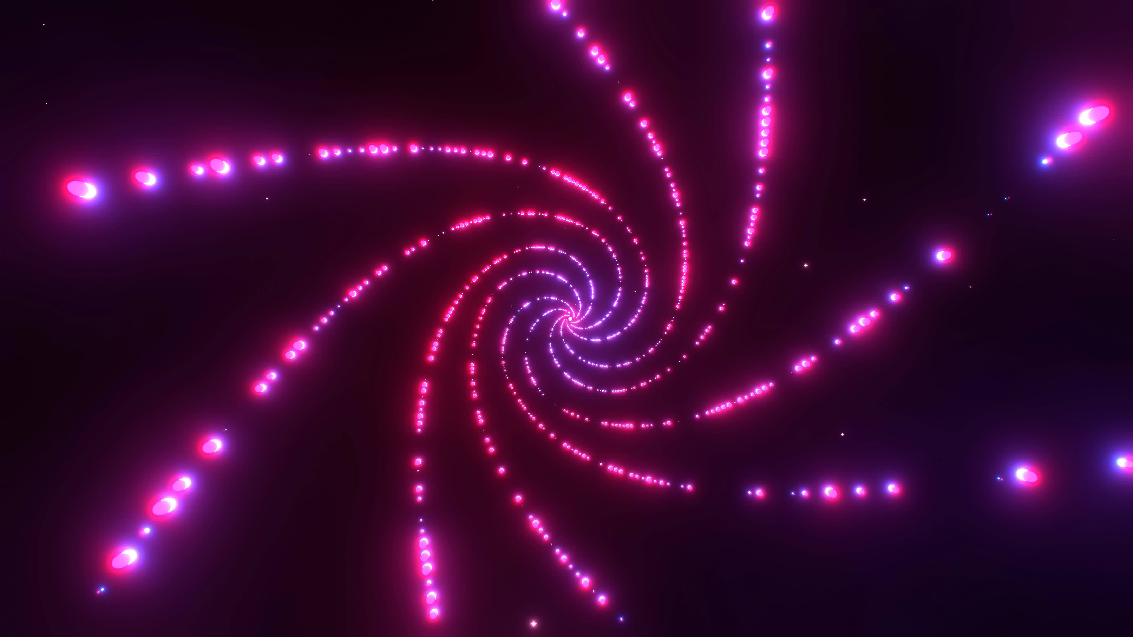 animated spiral effect on galaxy red and purple color. seamless loop