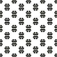 Pattern design with ornament motif vector