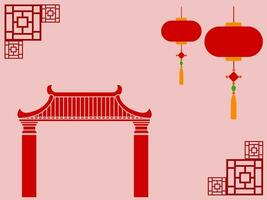 Design Background Chinese Lunar New Year vector