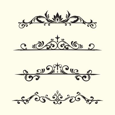 Vector Ornament Frame Border Design