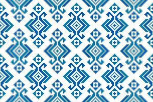 Fabric Aztec pattern background. Geometric ethnic oriental seamless pattern traditional. Mexican style. vector