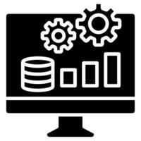 Business Intelligence Tool icon line vector illustration