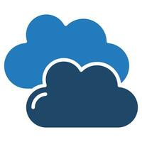 Cloud App icon line vector illustration