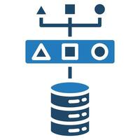 Data Pipeline icon line vector illustration