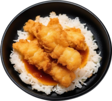 ai gerado fechar-se foto do tempura Comida. gerado por ai. png