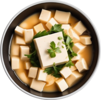 ai gerado fechar-se foto do tofu Comida. gerado por ai. png