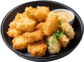 AI generated Close-up photo of Tempura food. Ai-generated. png