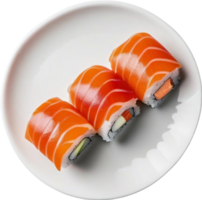 AI generated Close-up photo of sushi food. Ai-generated. png