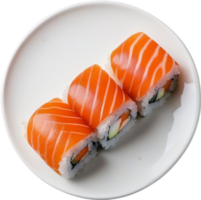 AI generated Close-up photo of sushi food. Ai-generated. png