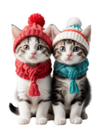 AI generated A close-up image of a cute kitten. Ai-generated. png