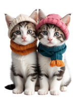AI generated A close-up image of a cute kitten. Ai-generated. png