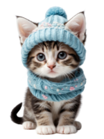 AI generated A close-up image of a cute kitten. Ai-generated. png