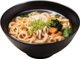 ai gegenereerd detailopname foto van udon voedsel. ai-gegenereerd. png