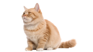 AI generated Napoleon Cat isolated on png background