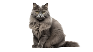 AI generated Napoleon Cat isolated on png background