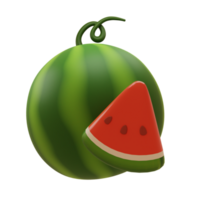 3d Wassermelone Illustration png