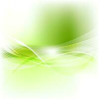 Green abstract smooth blurred waves background photo