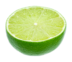 tranche de citron vert frais png