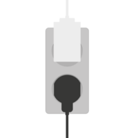 plug. behang. vrij ruimte voor tekst. kopiëren ruimte. png