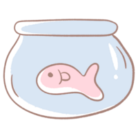 peixe dentro uma tigela clipart png