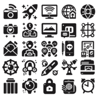 Social media icons PNG file