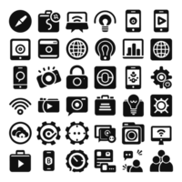 Social media icons PNG file