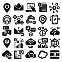 Social media icons PNG file