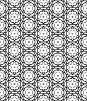 Black seamless abstract pattern. Overlay for background and backdrop. Ornamental design. PNG graphic illustration with transparent background.