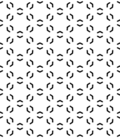 Black seamless abstract pattern. Overlay for background and backdrop. Ornamental design. PNG graphic illustration with transparent background.