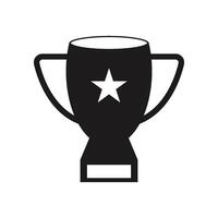 Trophy icon vector