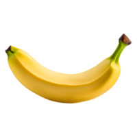 ai gegenereerd banaan geïsoleerd Aan transparant achtergrond png