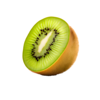 AI generated kiwi Isolated on Transparent Background png