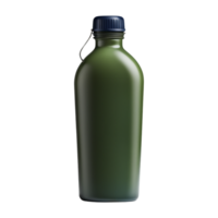 AI generated Navy Green Canteen Bottle Isolated on Transparent Background png